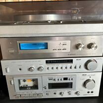 Набор: 2 колонки Sansui, система akai и Pioneer