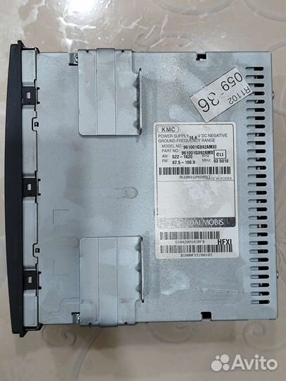 Штатная магнитола Kia Rio 2