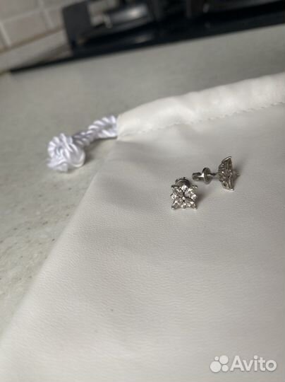 Часы серьги кольцо серебро