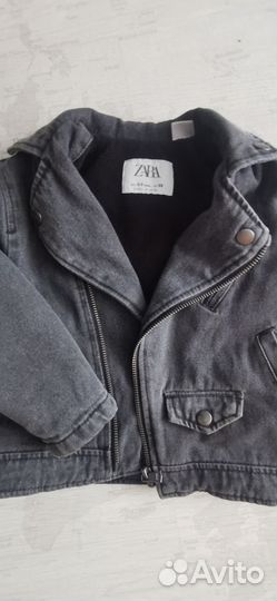 Джинсовая косуха zara размер 98