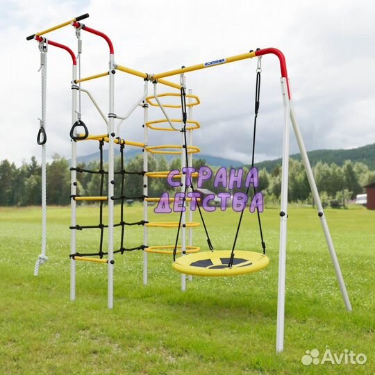 Комплекс Космос с качелями гнездо
