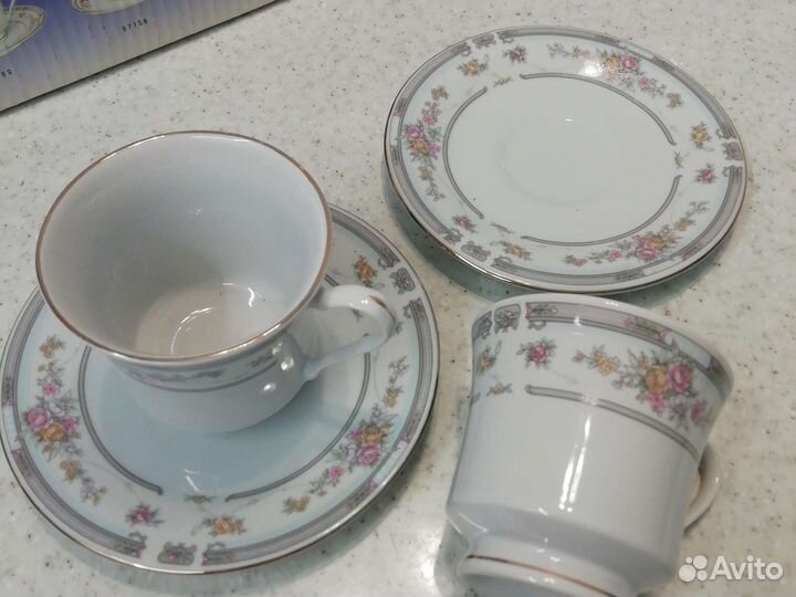 Набор кружек кофейных новый