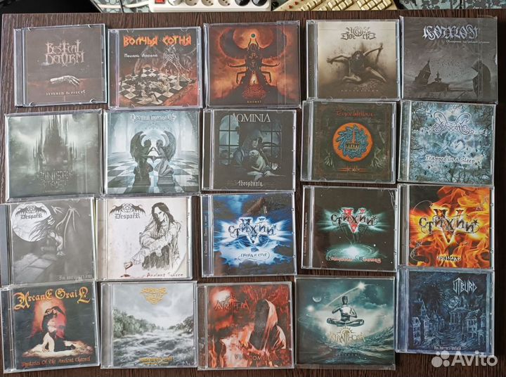 CD диски русский metal, black, death, doom