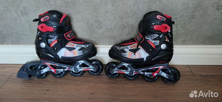 Роликовые коньки детские раздвижные