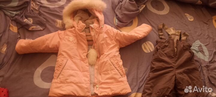 Зимний костюм на девочку