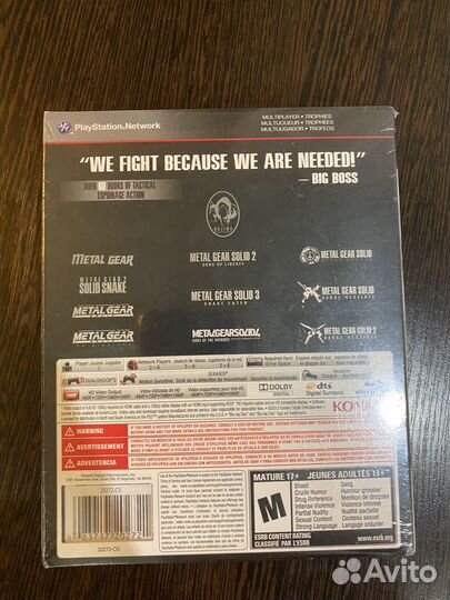 Metal Gear Solid The Legacy Collection для ps3