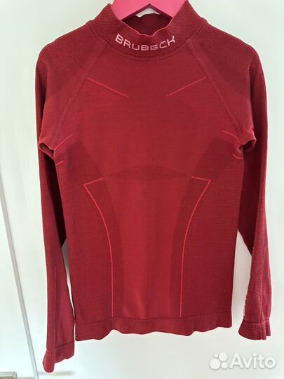 Термобелье brubeck wool merino красный