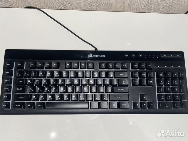 Клавиатура проводная Corsair K55 RGB