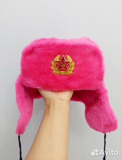 Шапка-ушанка зимняя для девочки 7-11 лет