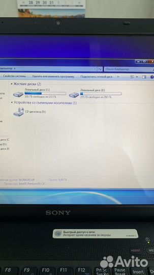 Ноутбук sony vaio PCG-71211V