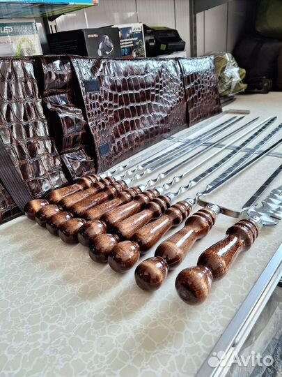 Набор шампуров подарочный