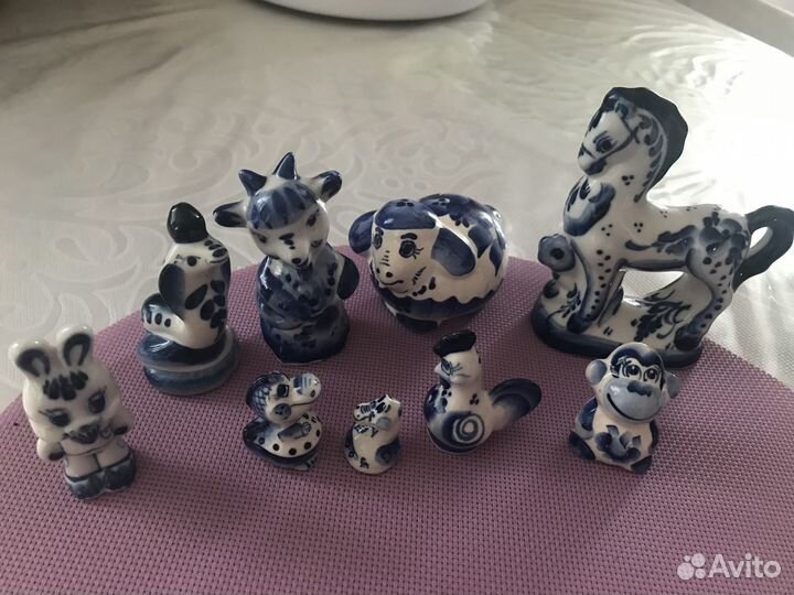 Гжель фигурки