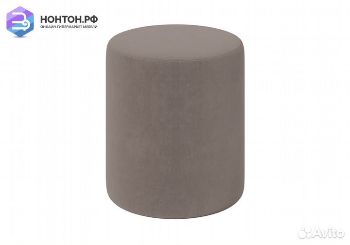 Пуф тип 9 мокко темный