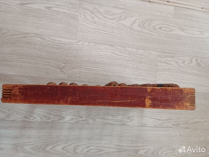 Счеты деревянные старые