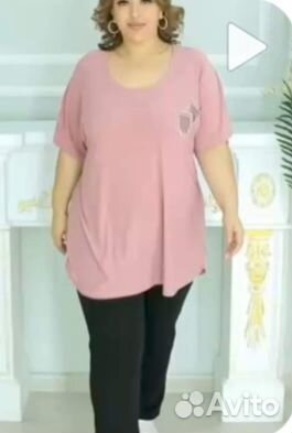 Туника- футболка 6xl / новая