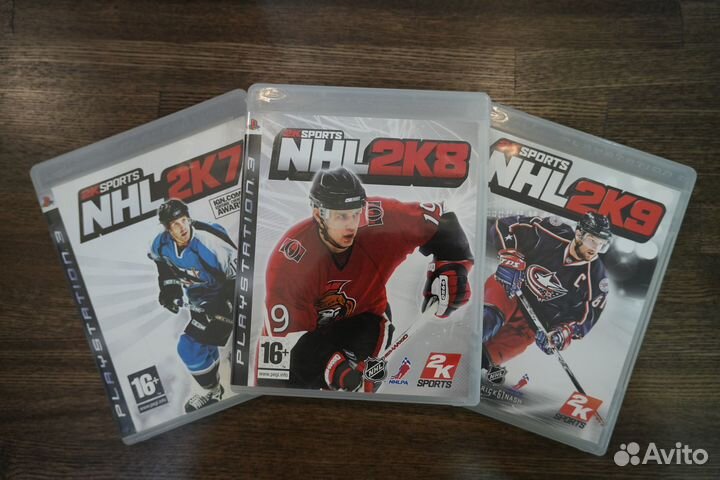 10 дисков с NHL для PlayStation 3
