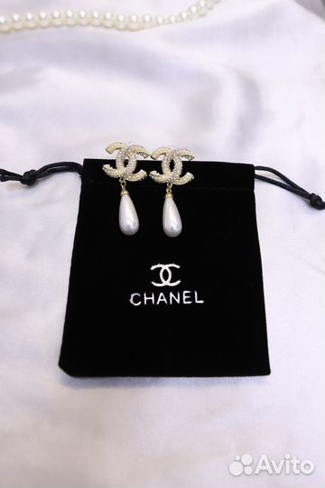 Серьги Chanel