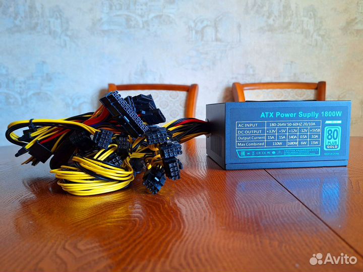Блок питания для майнинга 1800W