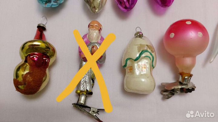 Елочные игрушки СССР