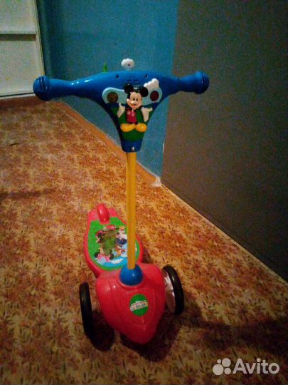 Самокат детский трехколесный бу