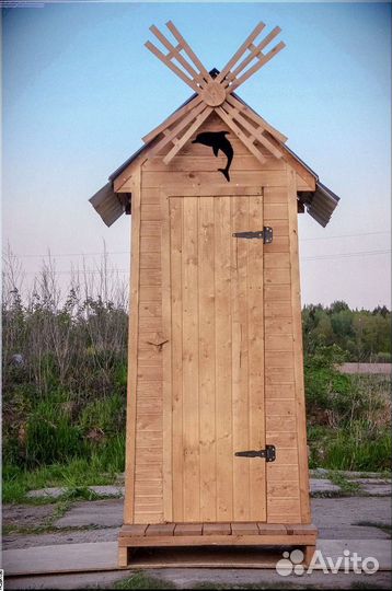 Уличный туалет с установкой Ы878