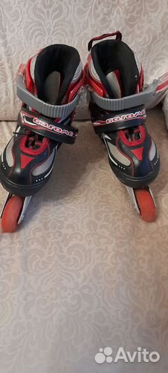 Ролики раздвижные р-р 30-33