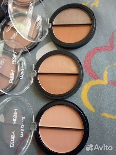 Румяна/хайлайтеры/пудры/блески д/губ/помады