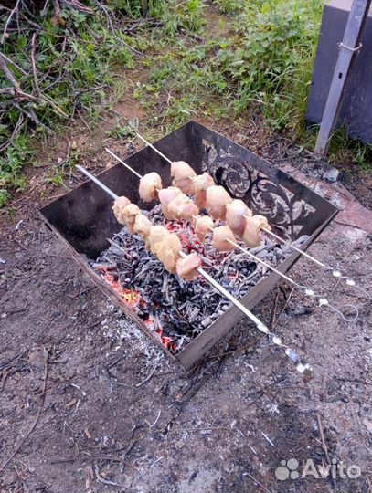 Костровая чаша с крышкой