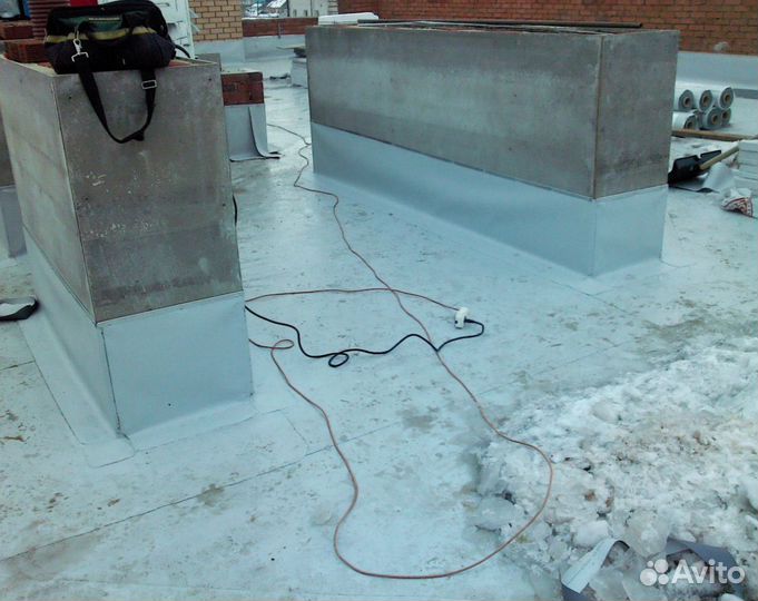 Монтаж пвх мембраны