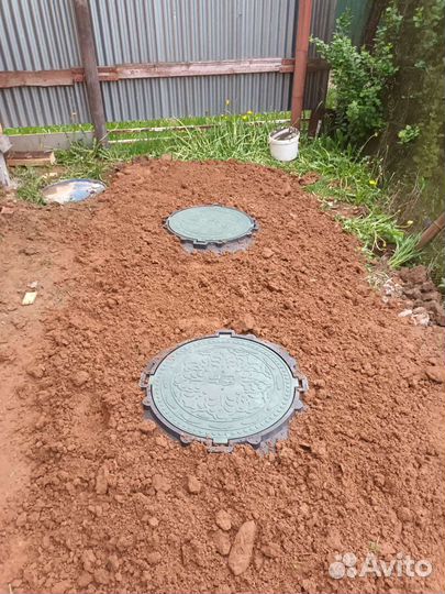 Септик из бетонных колец под ключ