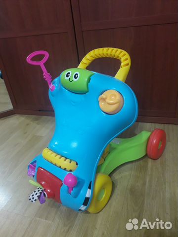 Машинка каталка / ходунки +каталка гусеница