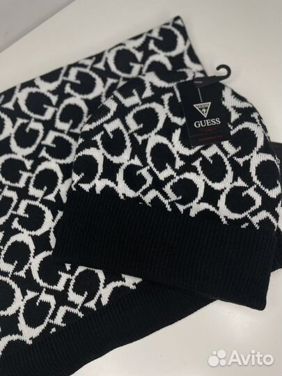 Женский шарф + шапка Guess