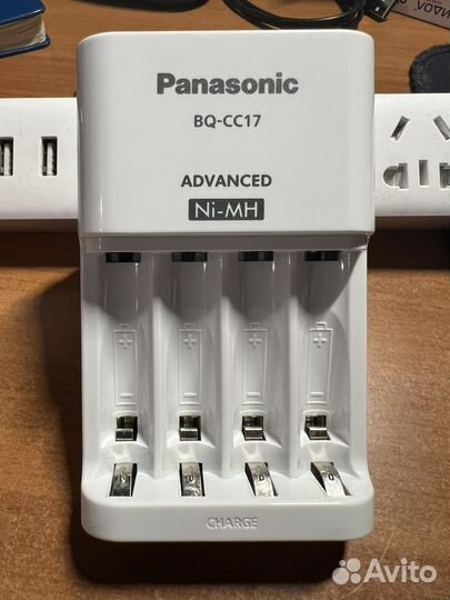 Зарядное устройство panasonic BQ-CC17 + 2450 mAh