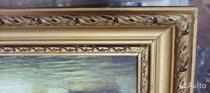 Картина репродукция на ткани СССР