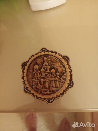 Шкатулочка малая из бересты и дерева