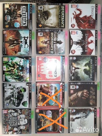 Игровые диски на sony ps3