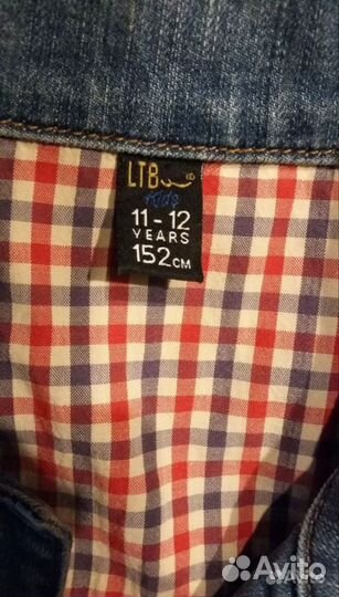 Джинсовая куртка подростковая детская