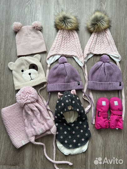 Комплект шапка, шарф