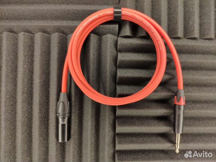 Jack 6,3 st, TRS на XLR шт. Sommer stage 22