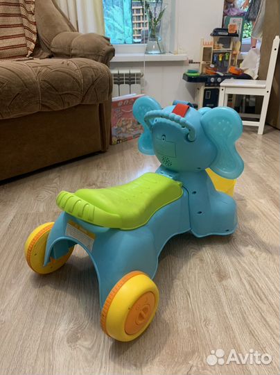 Детская машинка-каталка слоник Infantino 3-in-1