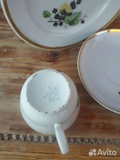 Чайная пара+ десертная тарелка+сахарницаХайта,пфз