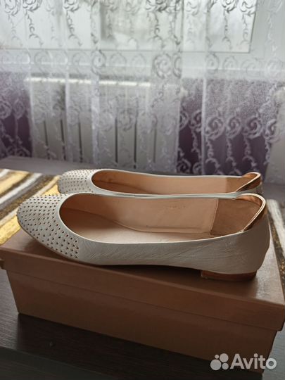 Балетки натуральная кожа 41 размер