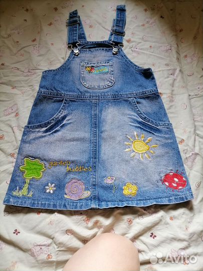Джинсовые вещи для девочки 98,104