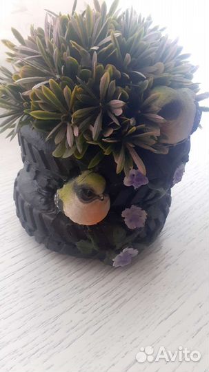 Горшок с цветком