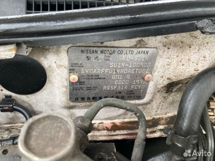 Двигатель Nissan Bluebird SU14 CD20 1998