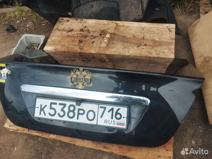 Крышка багажника lifan solano 620 Черная