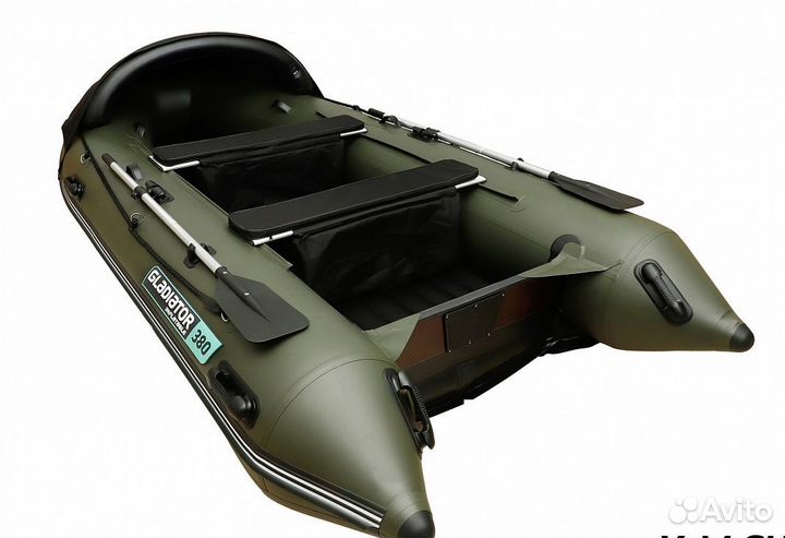 Моторная лодка пвх gladiator E380PRO tumen