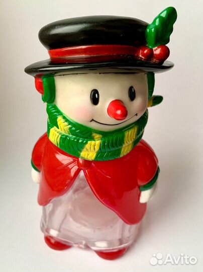 Фигурки новогодние из-под конфет Снеговики