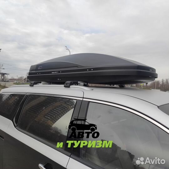 Большой автобокс на крышу 580 л. для Kia Carnival