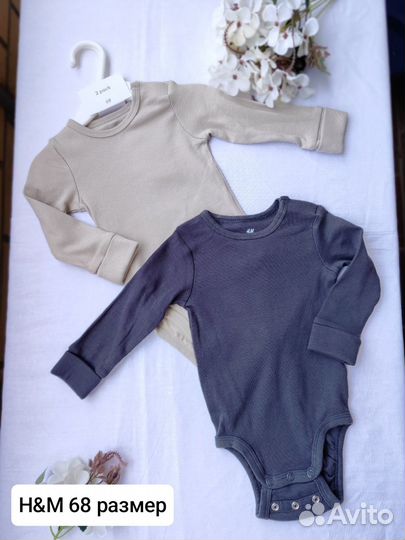 Боди hm ca 56 68 74 80 размер